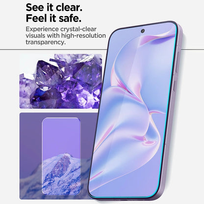 Spigen GlastR AlignMaster S schermbeschermfolie voor OnePlus 15, gehard glas, full glue, set van 2 stuks AGL11333