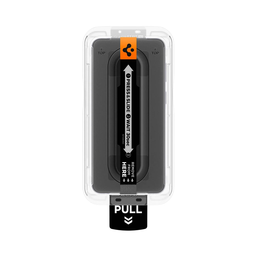 Beschermfolie Spigen GlastR EZ FIT Pro HD voor Samsung Galaxy A57 5G, Gehard Glas, Volledige Lijm, Set van 2 stuks AGL11397
