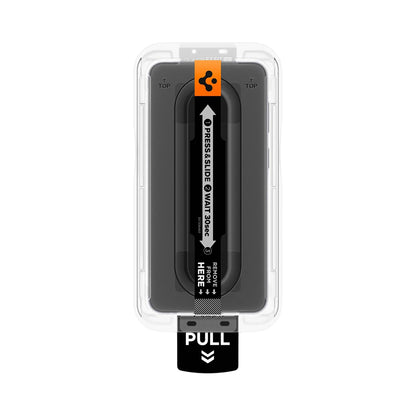 Beschermfolie Spigen GlastR EZ FIT Pro HD voor Samsung Galaxy A57 5G, Gehard Glas, Volledige Lijm, Set van 2 stuks AGL11397
