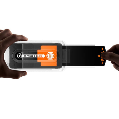 Spigen GlastR EZ FIT Pro HD schermbeschermfolie voor Samsung Galaxy S25 FE, Gehard Glas, Volledige Lijm, Set van 2 stuks