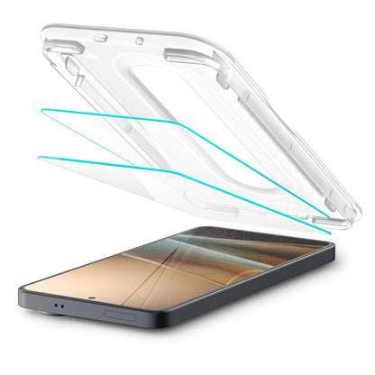 Spigen GlastR EZ FIT Pro HD Anti-Reflectie Screen Protector voor Samsung Galaxy S26 S942, Gehard Glas, Volledige Lijm, Set van 2 stuks AGL11092