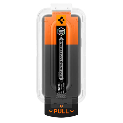 Beschermfolie Scherm Spigen GlastR EZ FIT Pro voor Apple iPhone 17 Pro / 17 / 16 Pro, Gehard Glas, Volledige Lijm