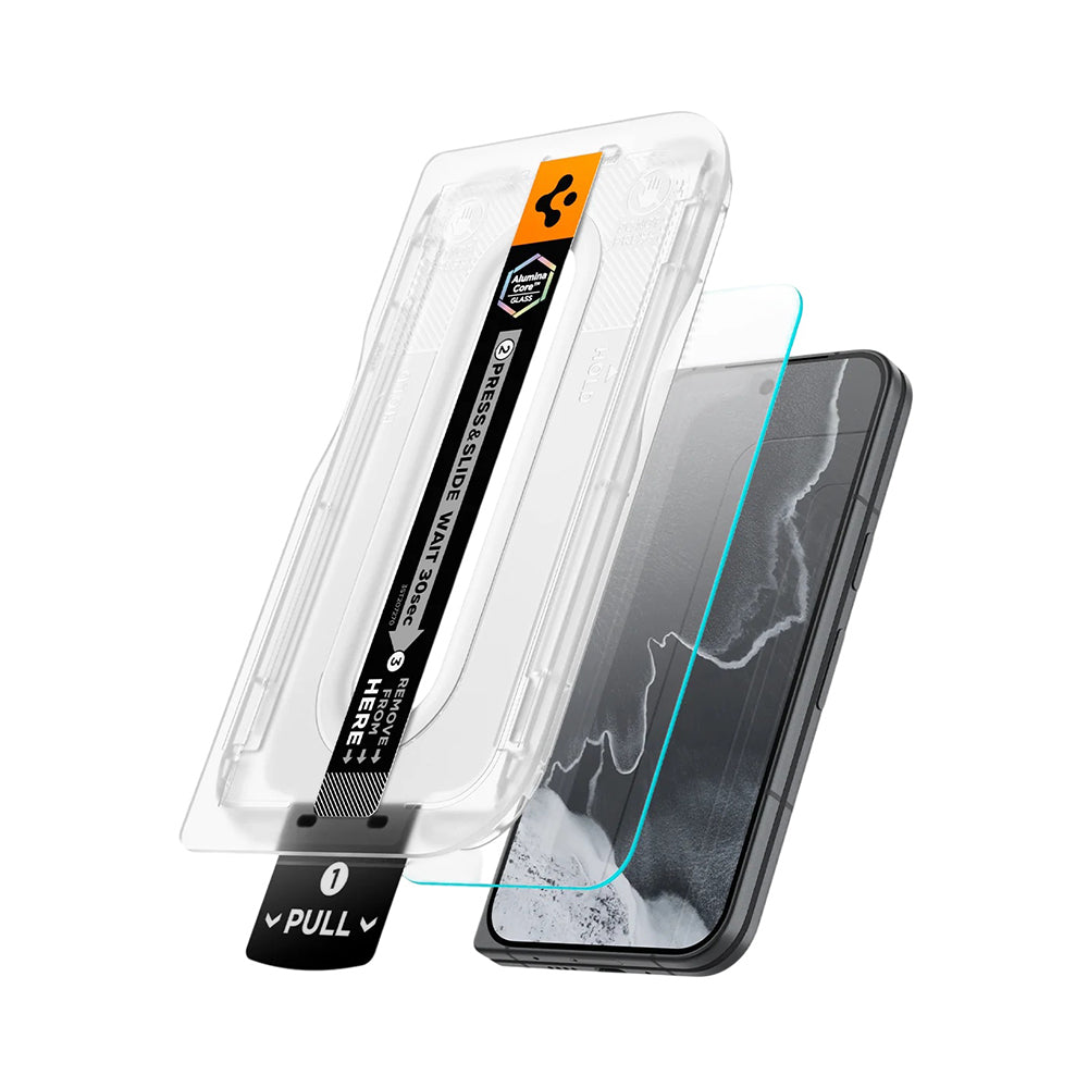 Spigen GlastR EZ FIT Pro schermbeschermfolie voor Google Pixel 11 Pro Fold, gehard glas, volledige lijm, set van 2 stuks AGL11490