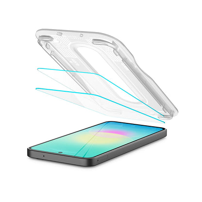 Spigen GlastR EZ FIT Pro schermbeschermfolie voor Samsung Galaxy A27 5G, gehard glas, full glue, set van 2 stuks AGL11809
