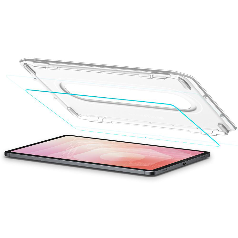 Schermbeveiligingsfolie Spigen GlastR EZ FIT Pro voor Samsung Galaxy Tab S11, Gehard Glas, Volledige Lijm AGL10198