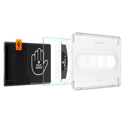 Schermbeveiligingsfolie Spigen GlastR EZ FIT Pro voor Samsung Galaxy Tab S11 Ultra, Gehard Glas, Volledige Lijm AGL10200