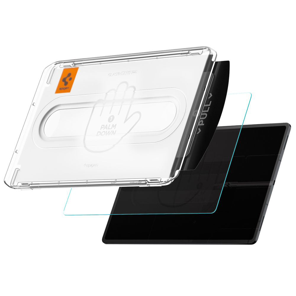 Schermbeveiligingsfolie Spigen GlastR EZ FIT Pro voor Samsung Galaxy Tab S11 Ultra, Gehard Glas, Volledige Lijm AGL10200