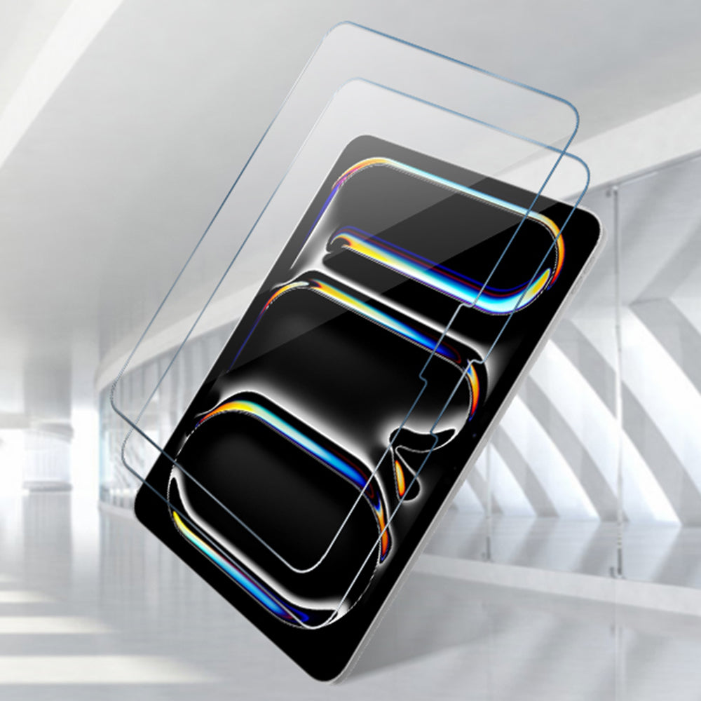 Beschermfolie Techsuit ArmorGlass CrystalHD voor Apple iPad Air 11 (2025) / Air 11 (2024), Gehard Glas, Volledige Lijm, Set van 2 stuks