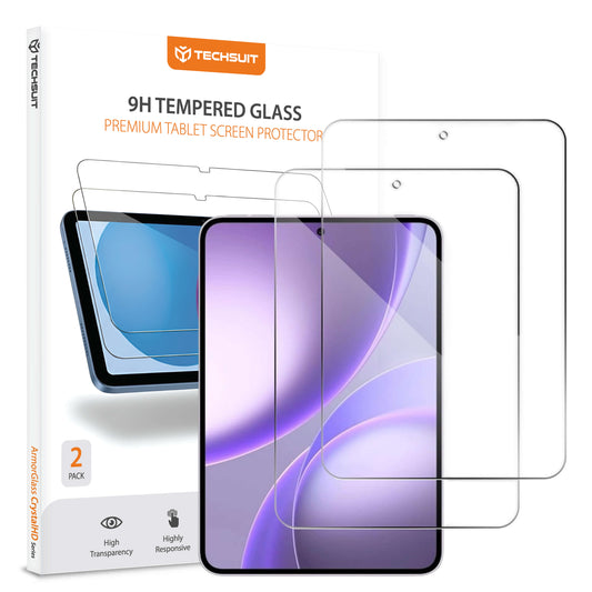 Techsuit ArmorGlass CrystalHD schermbeschermfolie voor Oppo Pad Mini, gehard glas, volledige lijm, set van 2 stuks