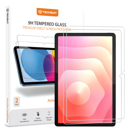 Beschermfolie Techsuit ArmorGlass CrystalHD voor Samsung Galaxy Tab S11, Gehard Glas, Volledige Lijm, Set van 2 stuks