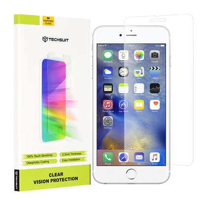 Techsuit Clear Vision schermbeschermfolie voor Apple iPhone 6s Plus / 6 Plus, gehard glas, volledige lijm