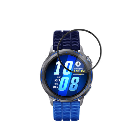 Beschermfolie Techsuit Nano Flex voor Huawei Watch GT Runner 2, Plastic, Set van 2 stuks, Zwart