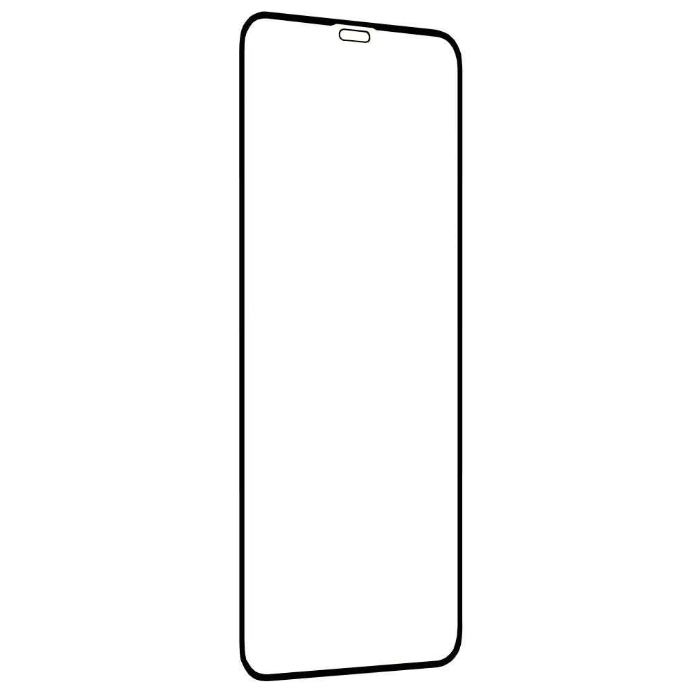 Techsuit schermbeschermfolie voor Apple iPhone 11 / XR, gehard glas, full glue, 111D, zwart