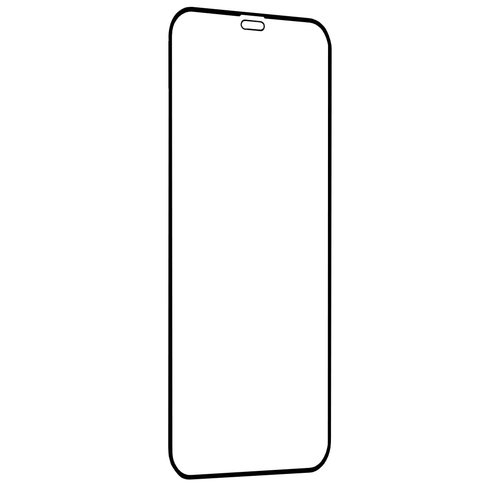 Techsuit schermbeschermfolie voor Apple iPhone 12 / 12 Pro, gehard glas, full glue, 111D, zwart