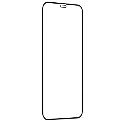Techsuit schermbeschermfolie voor Apple iPhone 12 / 12 Pro, gehard glas, full glue, 111D, zwart