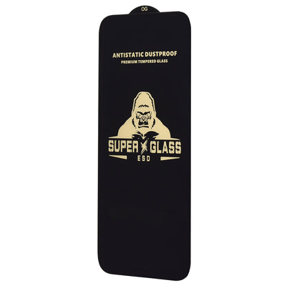 Techsuit schermbeschermfolie voor Apple iPhone 16 Pro Max, gehard glas, full glue, zwart