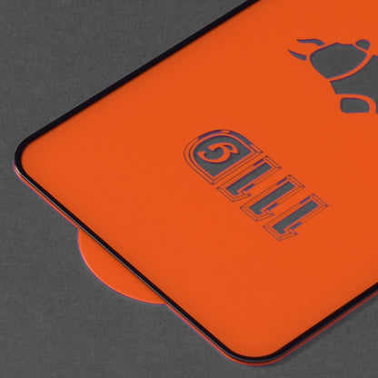 Techsuit schermbeschermfolie voor Honor 90 Lite, gehard glas, full glue, 111D, zwart