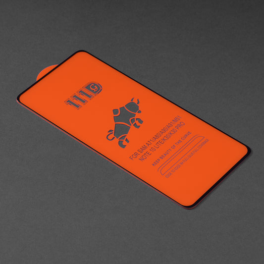 Techsuit schermbeschermfolie voor Huawei P smart 2021, gehard glas, full glue, 111D, zwart