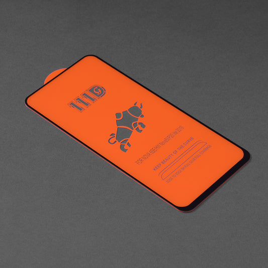 Techsuit schermbeschermfolie voor Huawei P40 lite 4G / P20 lite (2019), gehard glas, full glue, 111D, zwart