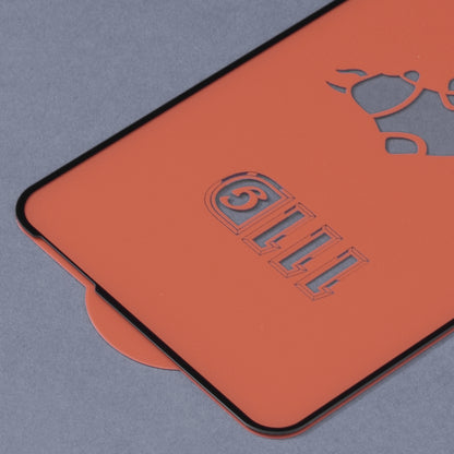 Techsuit schermbeschermfolie voor OnePlus Nord N200 5G / Oppo A74 5G / A54 5G, gehard glas, full glue, 111D, zwart