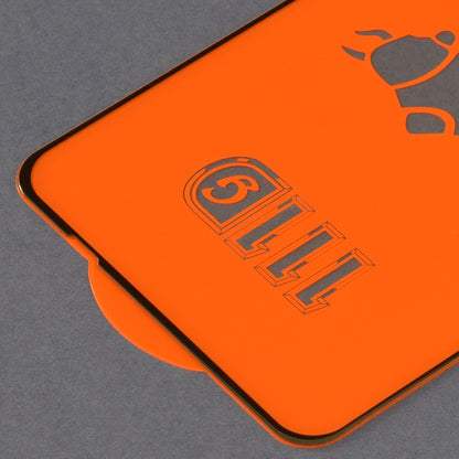 Techsuit schermbeschermfolie voor OnePlus Nord N30 SE / Oppo A79 / A98 / A58 4G, gehard glas, full glue, 111D, zwart