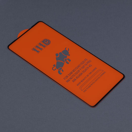 Techsuit schermbeschermfolie voor Samsung Galaxy A53 5G A536, gehard glas, full glue, 111D, zwart