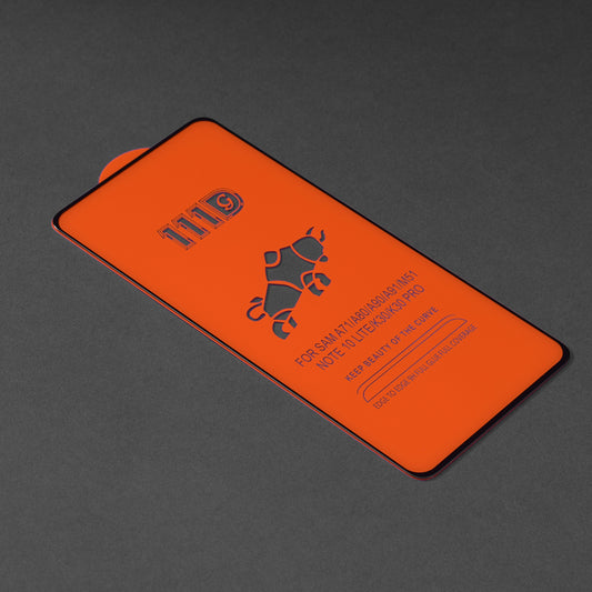 Techsuit schermbeschermfolie voor Samsung Galaxy A72 A725 / A72 5G A726, gehard glas, full glue, 111D, zwart