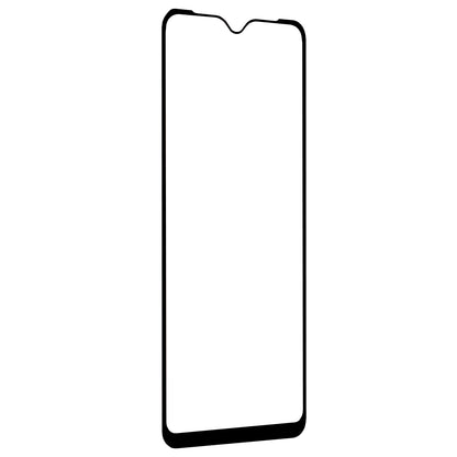 Techsuit schermbeschermfolie voor Samsung Galaxy M01s M017 / A10s A107 / A10 A105 / M10 M105, gehard glas, full glue, 111D, zwart