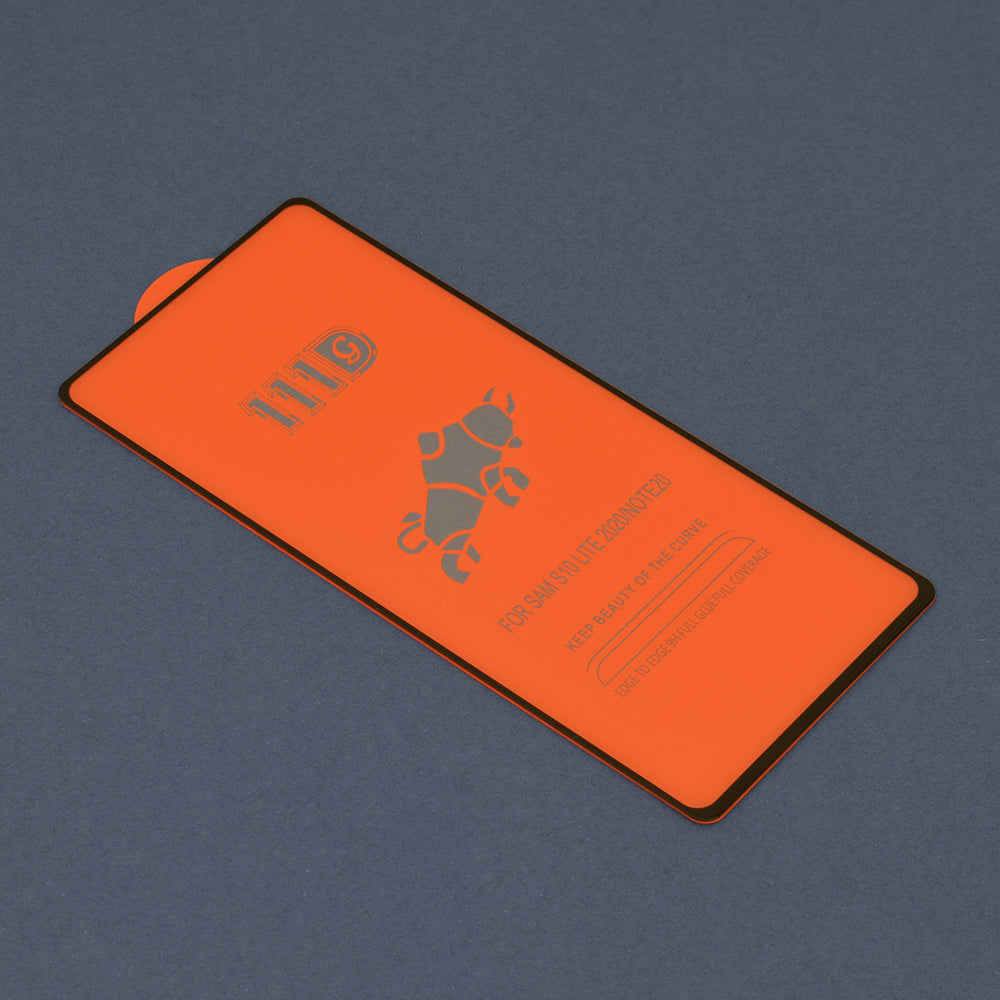 Techsuit schermbeschermfolie voor Samsung Galaxy Note 20 5G N981 / Note 20 N980, gehard glas, full glue, 111D, zwart