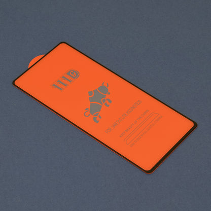 Techsuit schermbeschermfolie voor Samsung Galaxy Note 20 5G N981 / Note 20 N980, gehard glas, full glue, 111D, zwart
