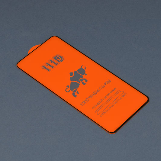Techsuit schermbeschermfolie voor Xiaomi 11 Lite 5G NE / Mi 11 Lite 5G / 11 Lite, gehard glas, full glue, 111D, zwart