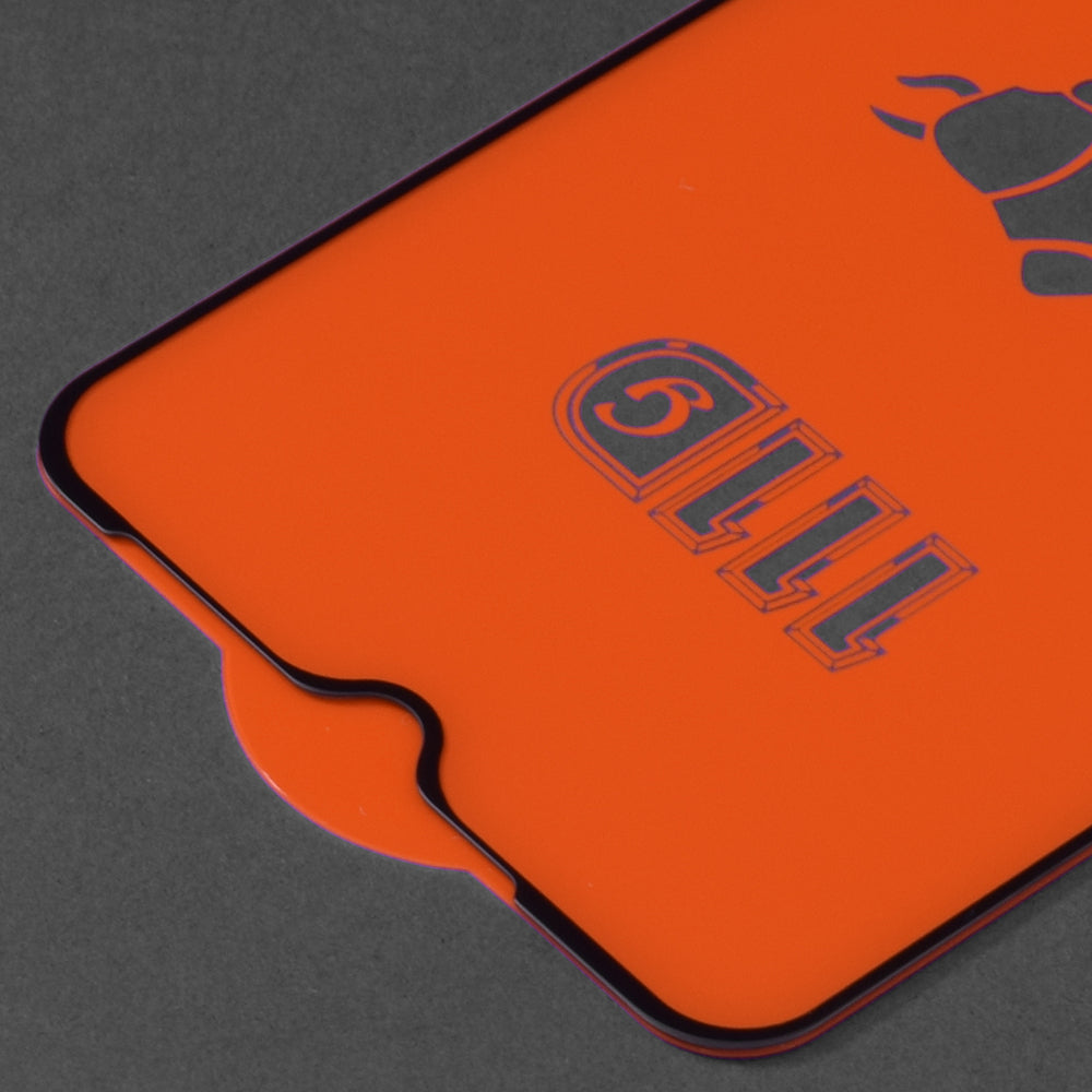 Techsuit schermbeschermfolie voor Xiaomi Redmi 9 Power / 9T / Poco M3, gehard glas, full glue, 111D, zwart