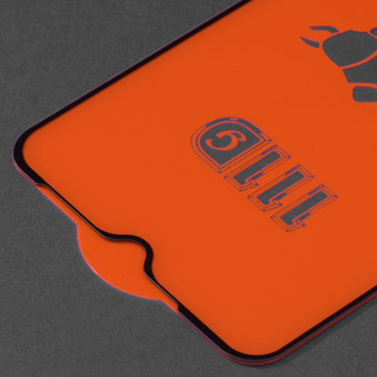 Techsuit schermbeschermfolie voor Xiaomi Redmi 9 Power / 9T / Poco M3, gehard glas, full glue, 111D, zwart
