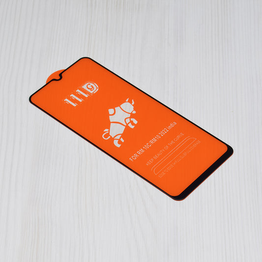 Techsuit schermbeschermfolie voor Xiaomi Redmi A3x / A3, gehard glas, full glue, 111D, zwart