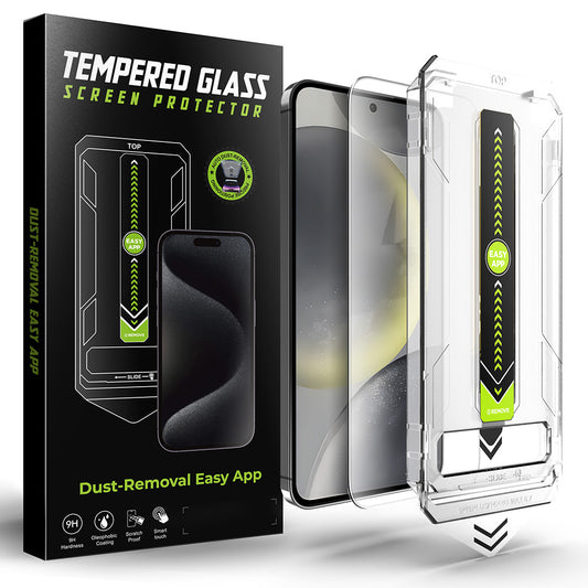 Techsuit TitanGlass CrystalHD schermbeschermfolie voor Samsung Galaxy S25+ S936 / S24+ S926, gehard glas, volledige lijm