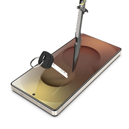 Beschermfolie Techsuit TitanGlass CrystalHD voor Samsung Galaxy S26, Gehard Glas, Volledige Lijm, Set van 2 stuks