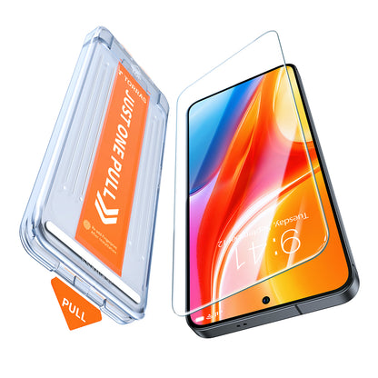 Torras GlassGo Install Master schermbeschermfolie voor Samsung Galaxy S25 Ultra S938, gehard glas, volledige lijm