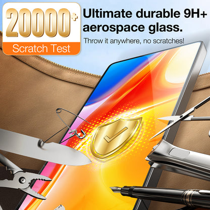 Torras GlassGo Install Master schermbeschermfolie voor Samsung Galaxy S25 Ultra S938, gehard glas, volledige lijm