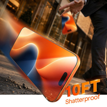 Torras HD schermbeschermfolie voor Apple iPhone 18 Pro Max / 17 Pro Max, gehard glas, volledige lijm