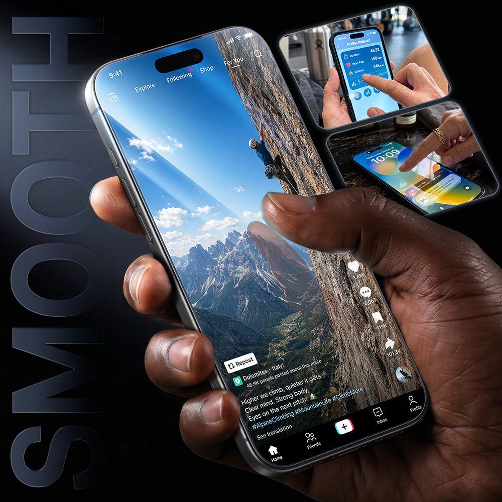 Torras HD Shield schermbeschermfolie voor Apple iPhone 18 Pro Max / 17 Pro Max, gehard glas, volledige lijm, zwart