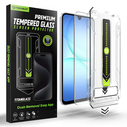 Techsuit TitanGlass CrystalHD schermbeschermfolie voor Samsung Galaxy A17 5G / A16 5G A166 / A16 4G A165, Gehard Glas