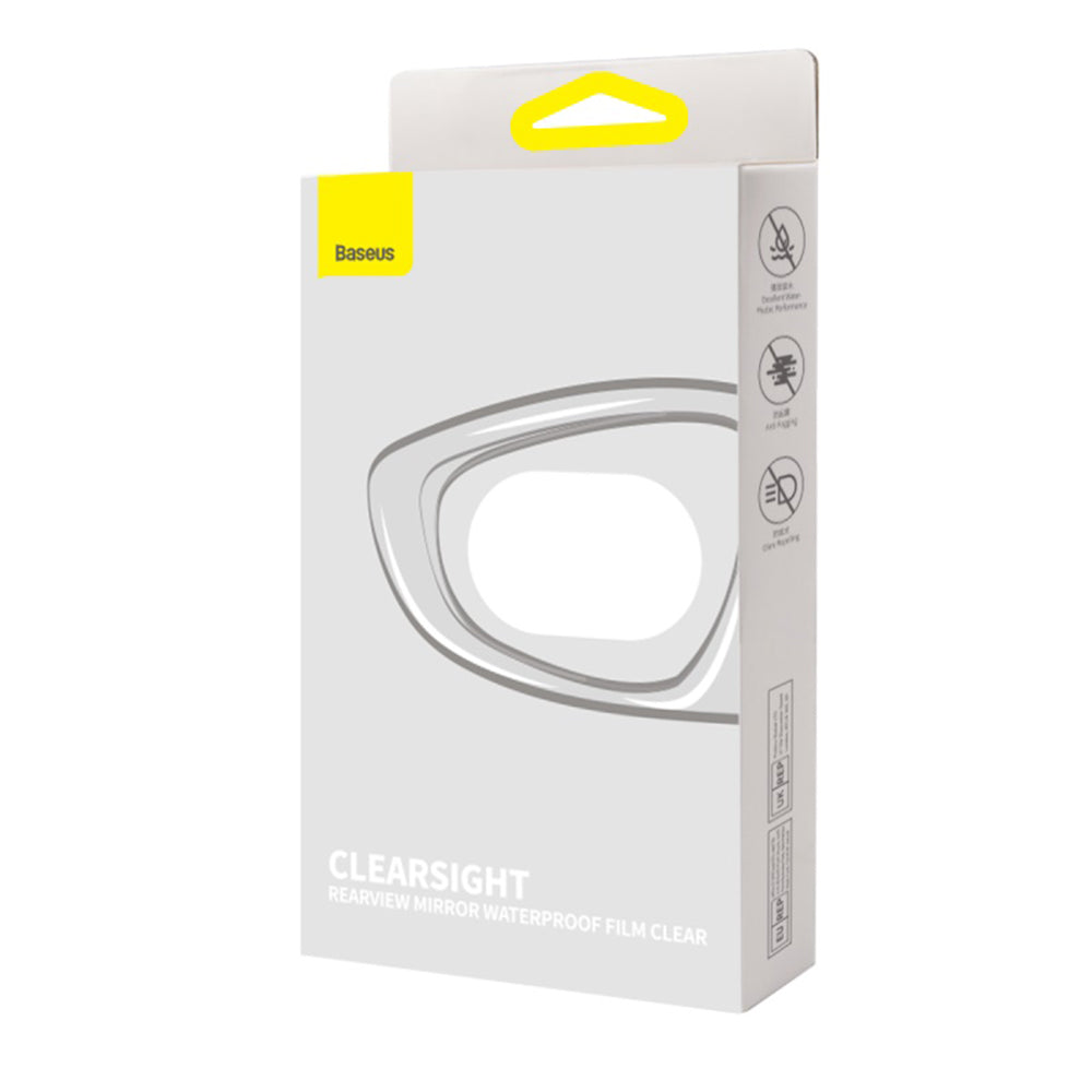 Baseus ClearSight Anti-Regen Spiegelfolie, 136mm x 96mm, Plastic, Set van 2 stuks C11853200201-00