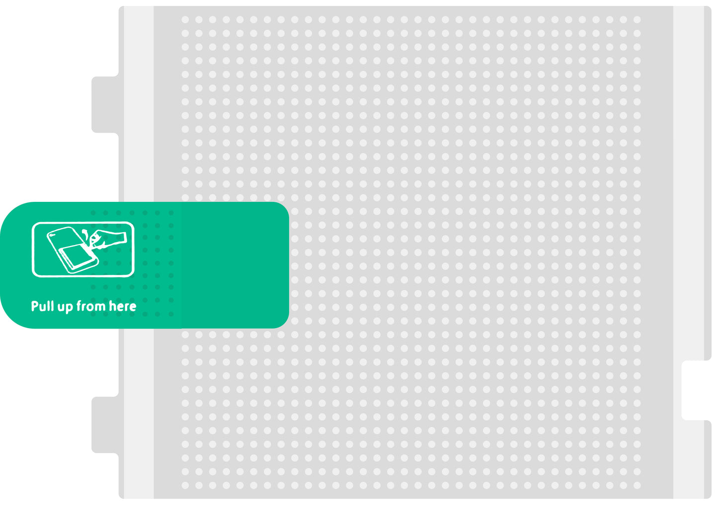 Nokia G42 batterijverwijderingsfolie, Service Pack A020074040H001 
