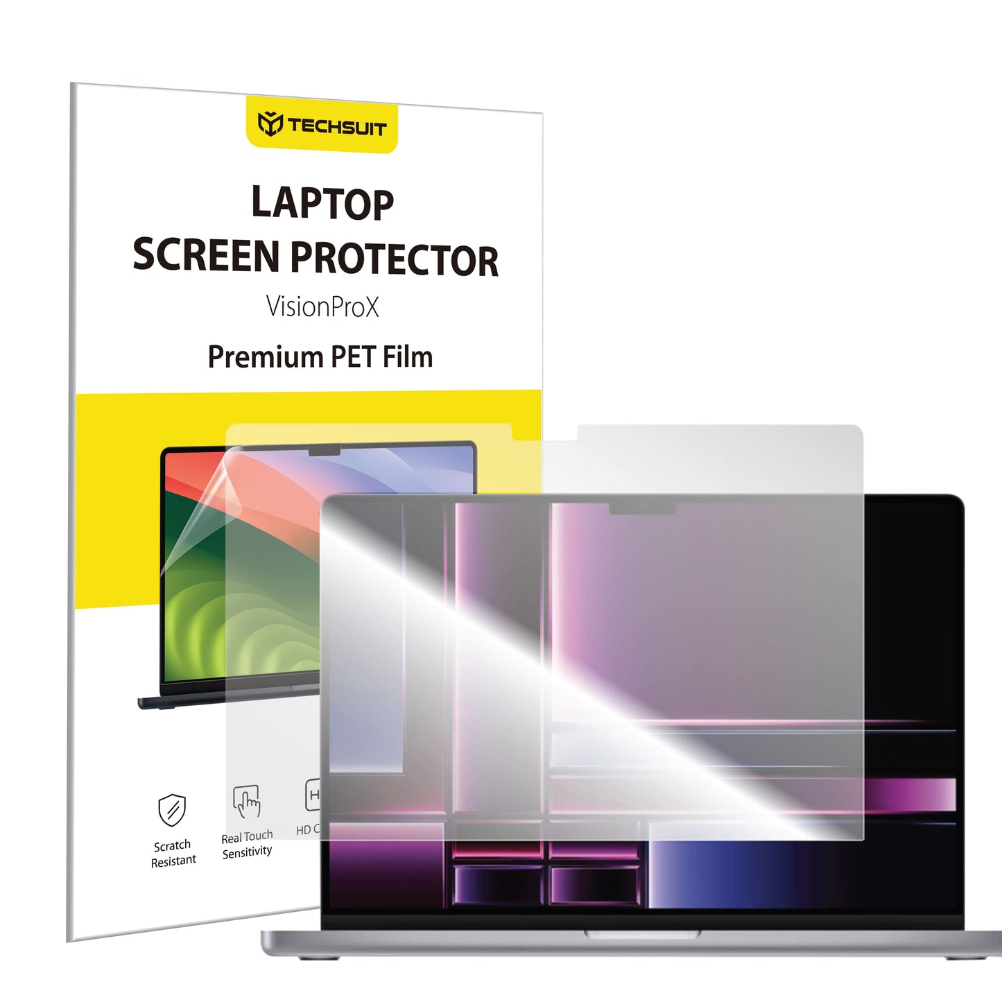 Schermfolie Anti Blauw Licht Techsuit VisionProX voor Apple MacBook Air M4 13inch (2025), Plastic