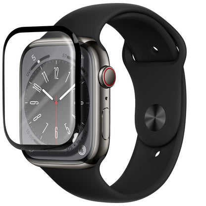 Bestsuit Beschermhoes voor Apple Watch SE 40mm Series, Flexibel Glas, Zwart 