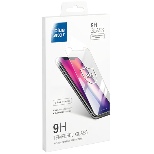 Blue Star Screen Protector for Oppo A74 5G, Glass Shield, Full Glue