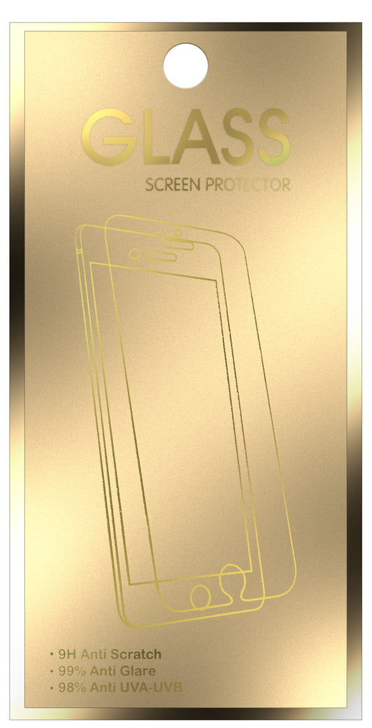 OEM Gold Edition Screen Protector voor Samsung Galaxy A40 A405, gehard glas, volledige lijm