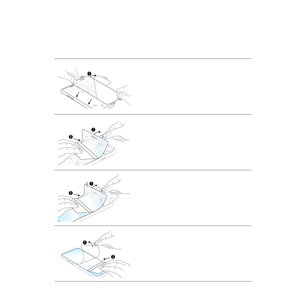Beschermfolie Ringke Dual Easy voor Samsung Galaxy Z Flip4 F721, Plastic, Set van 2 stuks