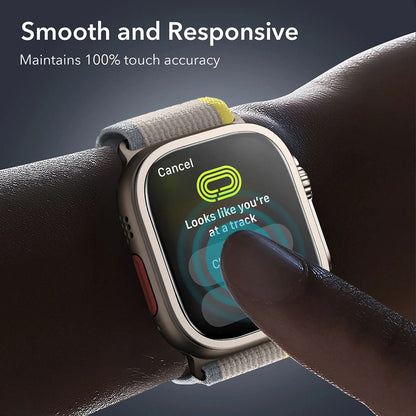ESR Armorite Beschermfolie voor Apple Watch Ultra Series, Set van 2 stuks, Gehard Glas, Brons