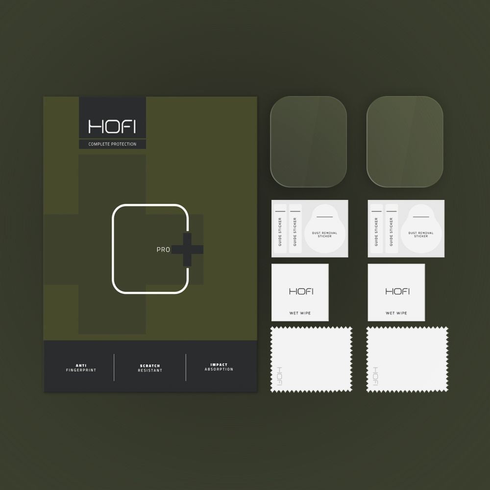 HOFI Glass PRO+ Beschermfolie voor Xiaomi Redmi Watch 5 Active, Set van 2 stuks, Gehard Glas